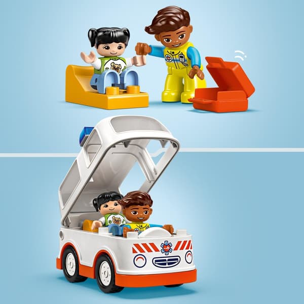 LEGO 10447 Duplo - Ambulance med chauffør Ambulanceredningsmand
