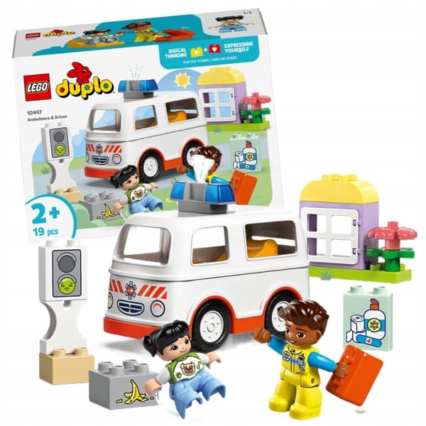 LEGO 10447 Duplo - Ambulance med chauffør Ambulanceredningsmand