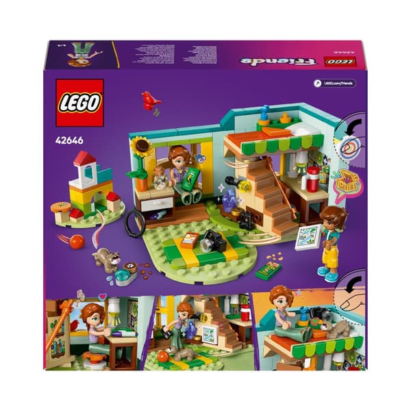 LEGO Friends 42646 Autumn Room Leo Bird Ferret Auringonkukka -leikkikenttä
