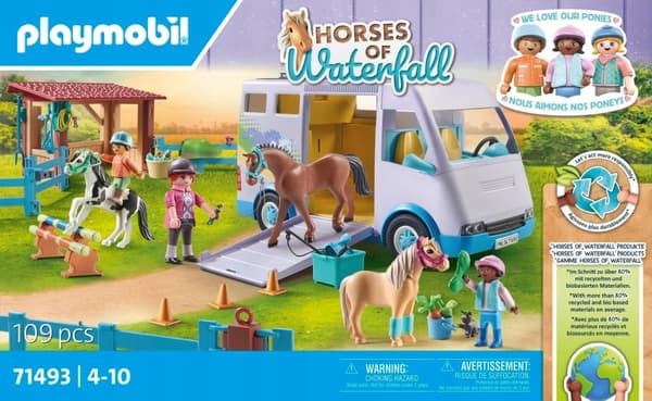 Playmobil Mobil Rideskole 71493 Vandfaldets Heste