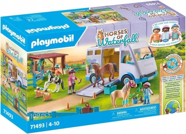 Playmobil Mobil Rideskole 71493 Vandfaldets Heste