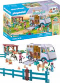 Miniatyrbillede 1 af 11: Playmobil Mobil Rideskole 71493 Vandfaldets Heste