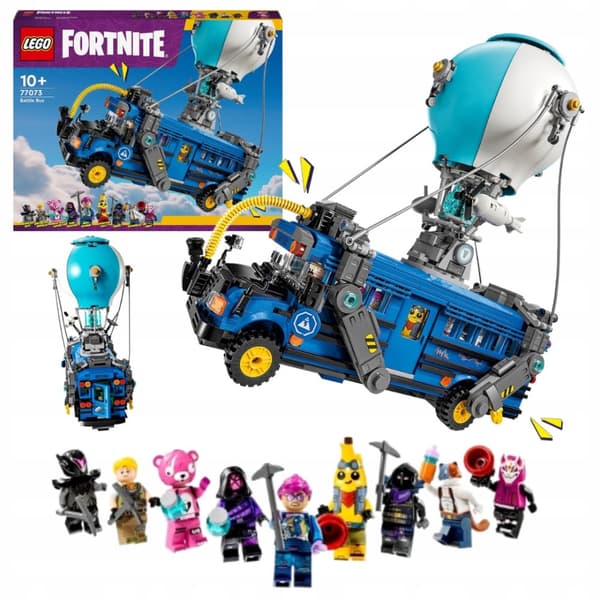 LEGO Fortnite 77073 Battle Bus Flying Bus Video Game Figures Vehicle