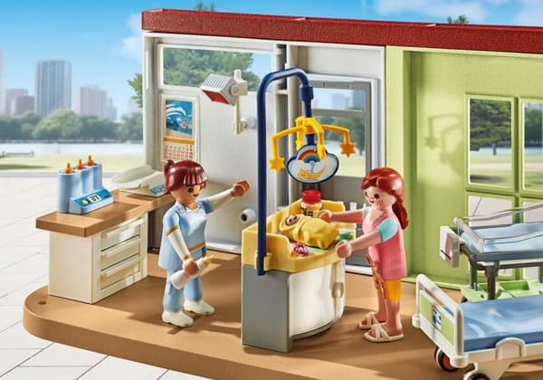 Playmobil Action Heroes synnytysosasto 71616 sairaalan kätilöklinikka