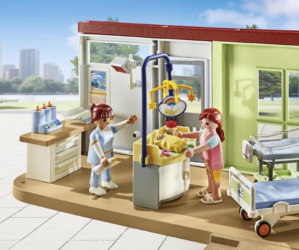Playmobil Action Heroes synnytysosasto 71616 sairaalan kätilöklinikka