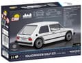 Miniatyrbild 3 av 7: COBI BLOCKS 24614 Volkswagen Golf GTI VIT (1976-1983) 1:35 64 El