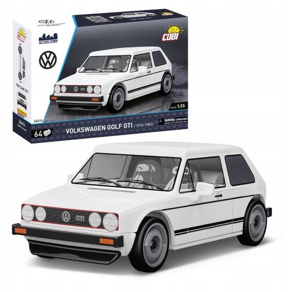 COBI BLOCKS 24614 Volkswagen Golf GTI VIT (1976-1983) 1:35 64 El