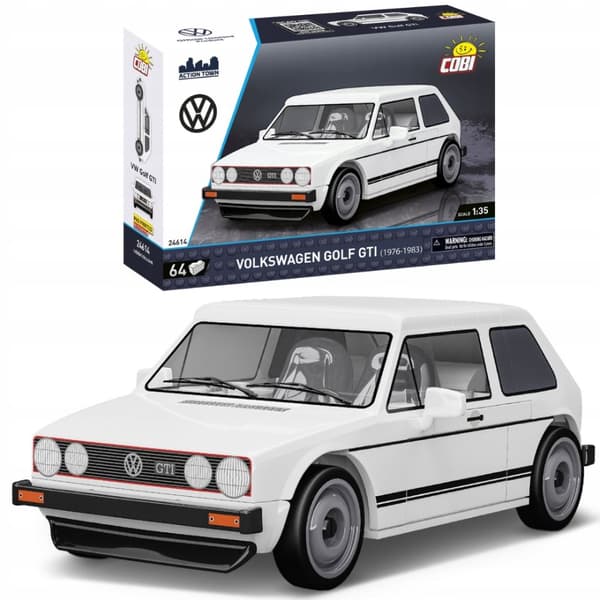 COBI BLOCKS 24614 Volkswagen Golf GTI VIT (1976-1983) 1:35 64 El