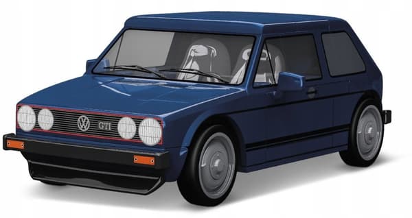 COBI BLOCKS 24615 Volkswagen Golf GTI Bil (1976-1983) Blå 68 El