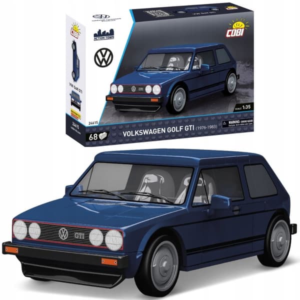 COBI BLOCKS 24615 Volkswagen Golf GTI Bil (1976-1983) Blå 68 El