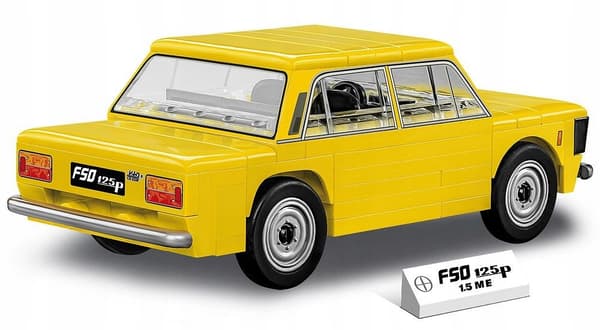 COBI 24588 Pads FSO 125p 1,5 ME Keltainen Suuri Fiat Henkilöauto Auto