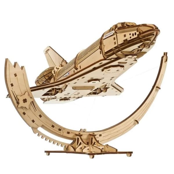 Trämodell - Ugears - Rymdfärja - 3D-pussel - 315 bitar - Vuxen