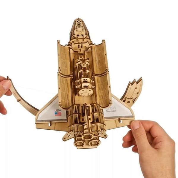 Trämodell - Ugears - Rymdfärja - 3D-pussel - 315 bitar - Vuxen