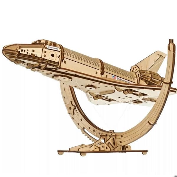 Trämodell - Ugears - Rymdfärja - 3D-pussel - 315 bitar - Vuxen