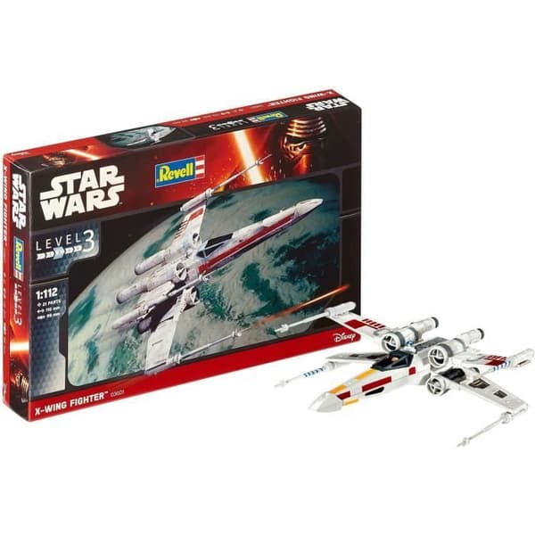 Star Wars modellsats - REVELL - X-Wing Fighter - 21 delar - 11 cm