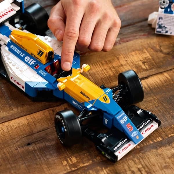 LEGO Icons 10353 Williams Racing FW14B och Nigel Mansell - Formel 1-racingbil för vuxna