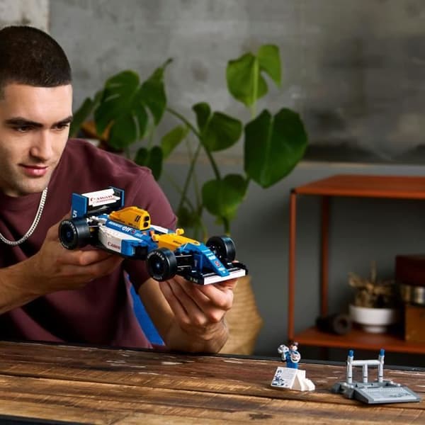 LEGO Icons 10353 Williams Racing FW14B och Nigel Mansell - Formel 1-racingbil för vuxna