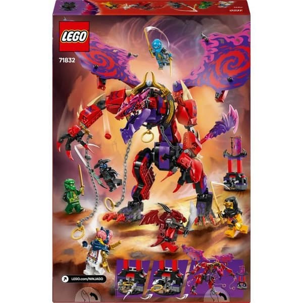 LEGO NINJAGO 71832 Croc-de-tonnerre: kaosdraken - Byggset från 8 år