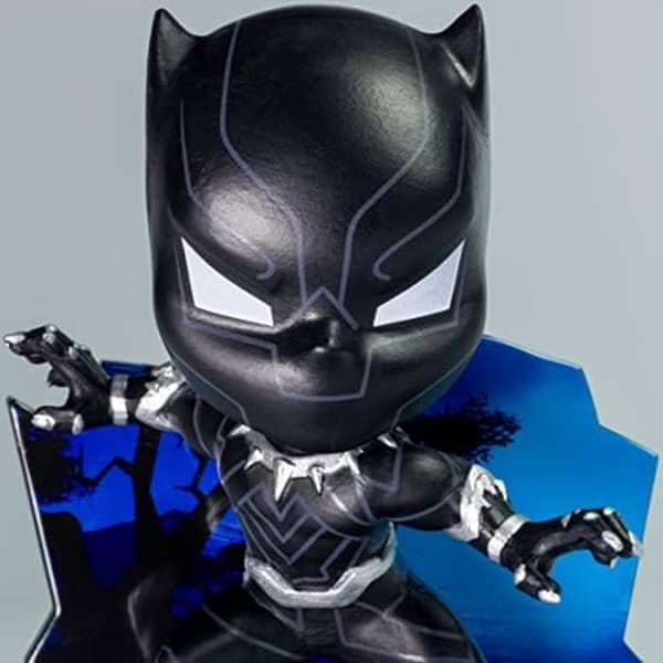 Mini-Diorama - DE TROGNA SUBJEKTEN - Black Panther - 10 cm - Plast - Levereras monterad