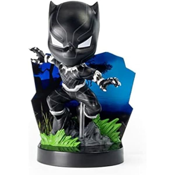 Mini-Diorama - DE TROGNA SUBJEKTEN - Black Panther - 10 cm - Plast - Levereras monterad