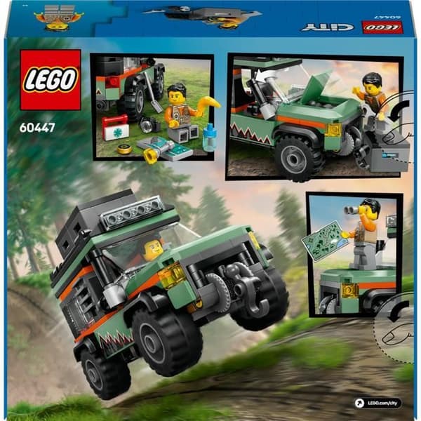 LEGO City 60447 4x4 terränglastbilen - Byggspel för pojkar från 6 år och uppåt
