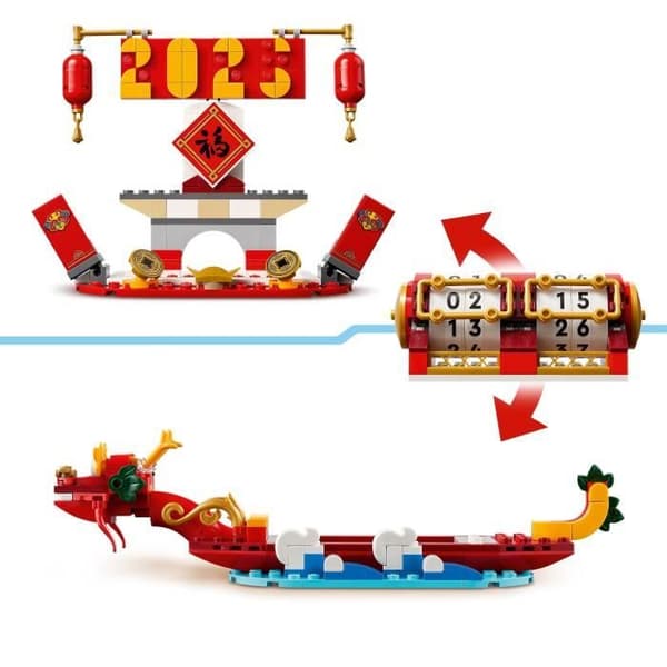 LEGO 40678 Julkalender - 2-i-1 Månnyårspresent och leksaksidé