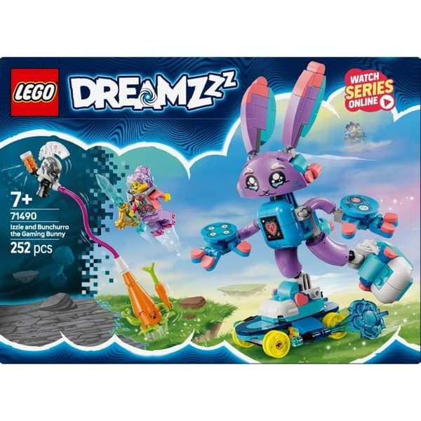 LEGO DREAMZzz 71490 Izzie och Bunchurro the Gamer Rabbit - 3-i-1 byggleksak