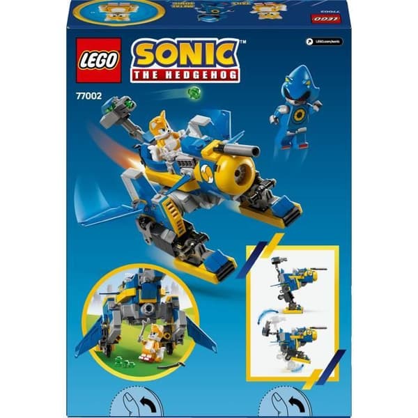 LEGO Sonic the Hedgehog 77002 Cyclone vs. Metal Sonic - Leksak för pojkar från 8 år och uppåt