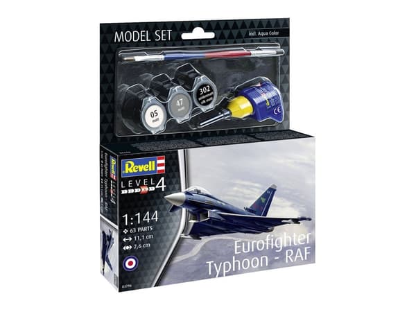 Revell Model Set Eurofighter Typhoon - RAF 1:144