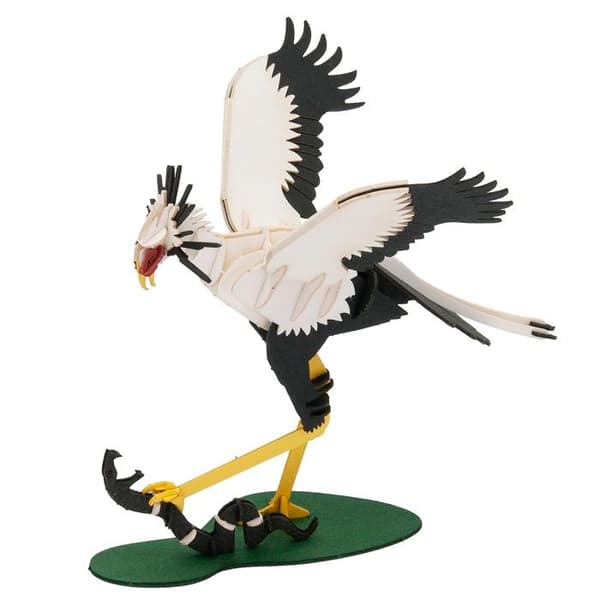 Fridolin - 3D-modell i papper Serpentaire