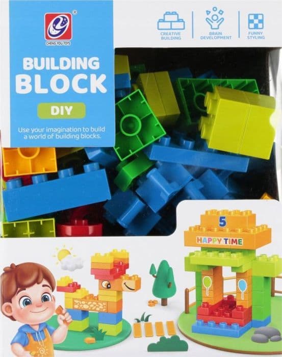 Mega kreativ - JX688-157 - KONSTR BLOCS 100PCS 17X22X18 MC WB 36