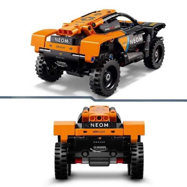 LEGO® 42166 Technic NEOM McLaren Extreme E racerbil, byggbar tillbakadragbar billeksak för barn