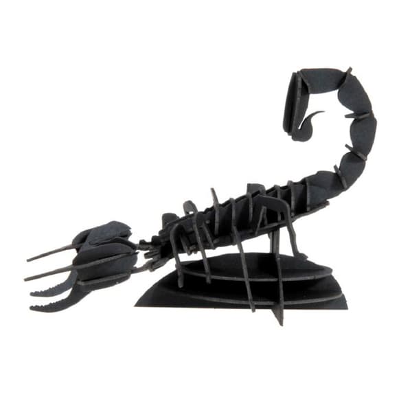 Fridolin - 3D-modell i papper Skorpion