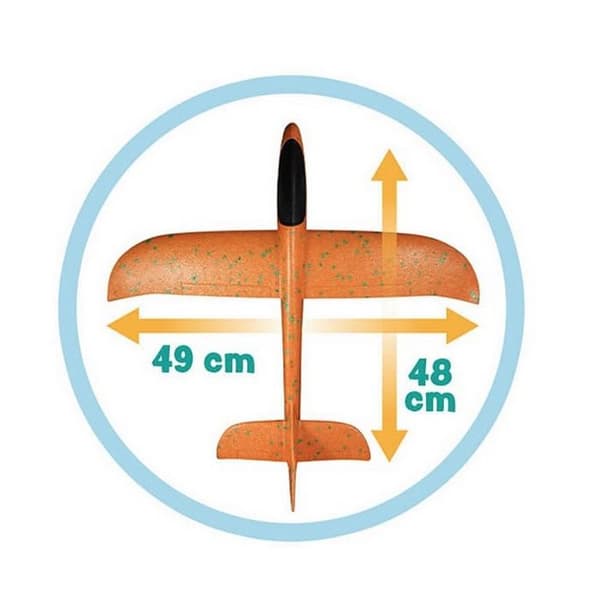 Skumflygplan - Buki France - 48 cm - Stabiliserade flygningar - Dekaler inklusive - Illustrerad bruksanvisning