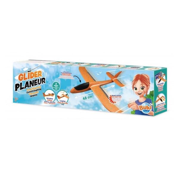 Skumflygplan - Buki France - 48 cm - Stabiliserade flygningar - Dekaler inklusive - Illustrerad bruksanvisning