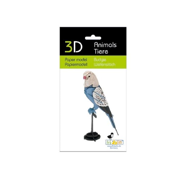 Fridolin - 3D-pappermodell Undulat