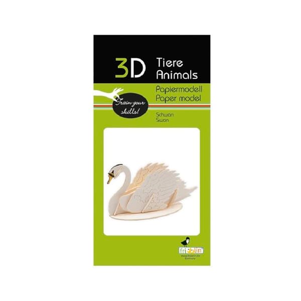 Fridolin - 3D-modell i papper Sjöjungfru