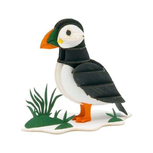 3D-pappermodell - Fridolin - Lunde - 9x8x6 cm - Kreativ aktivitet - Från 8 år