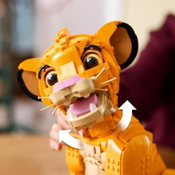 LEGO® Disney Classic 43247 Simba, den unge lejonkungen, samlarens djurfigur