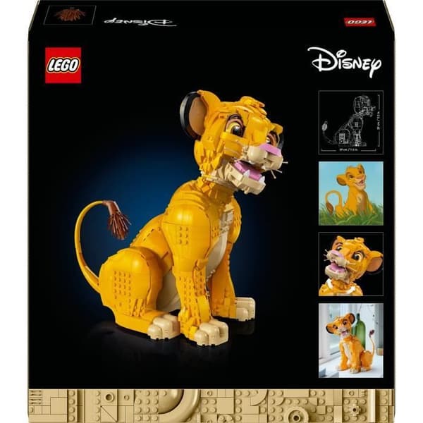 LEGO® Disney Classic 43247 Simba, den unge lejonkungen, samlarens djurfigur