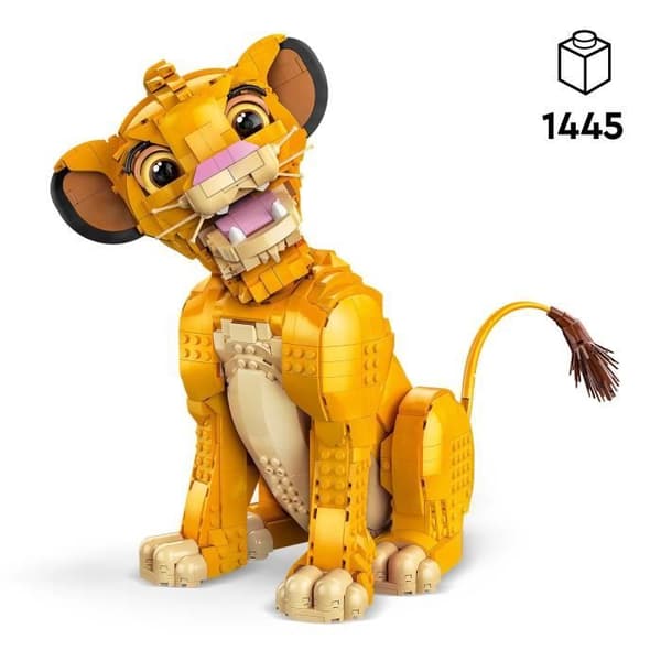 LEGO® Disney Classic 43247 Simba, den unge lejonkungen, samlarens djurfigur