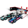 Miniatyrbild 4 av 6: LEGO City 60444 F1 garage och Mercedes-AMG och alpina bilar Spel för pojkar från 7 år och uppåt