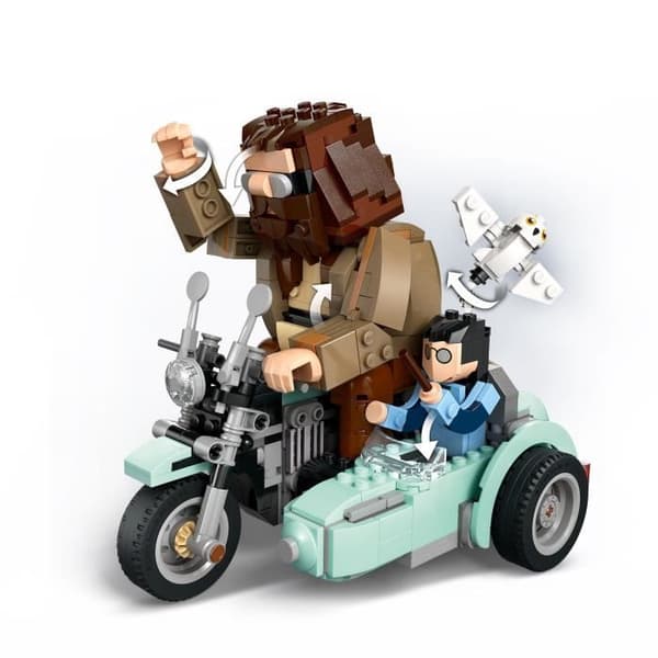 LEGO Harry Potter 76443 Hagrid och Harrys motorcykeltur - Byggset för 9 år