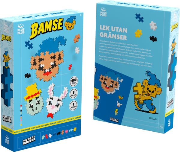Plus-Plus Bamse, Skalman & Lille Skutt 400 Bitar