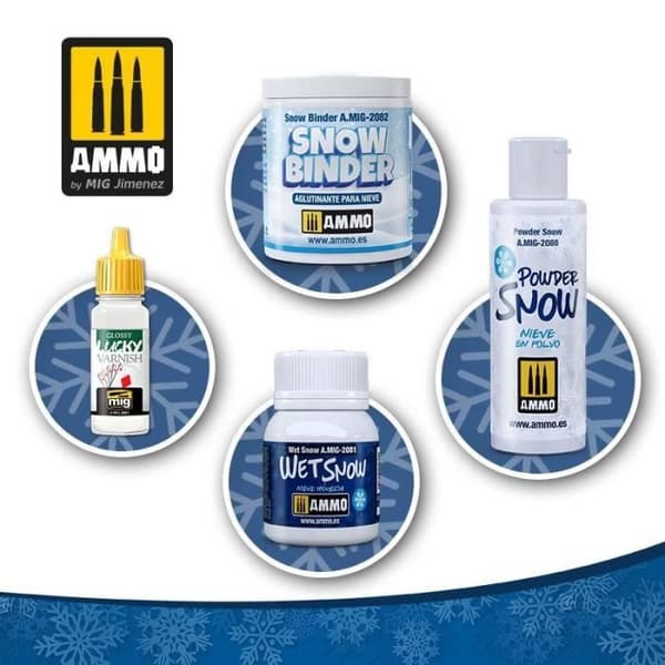AMMO by mig Jimenez - Vinteriseringsset AMMO by Mig Jimenez Amig7458 Modell Char Promo - Ref: 13334