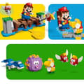 Miniatyrbild 3 av 6: LEGO® 71400 Super Mario Maxi-Urchin Beach Expansion Set, med Yoshi och delfiner minifigurer, leksaksbarn +7 år