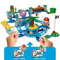 Miniatyrbild 2 av 6: LEGO® 71400 Super Mario Maxi-Urchin Beach Expansion Set, med Yoshi och delfiner minifigurer, leksaksbarn +7 år