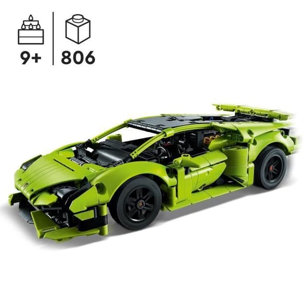 LEGO® Technic 42161 Lamborghini Huracán Tecnica, modellbilsats för barnmotorsportfans