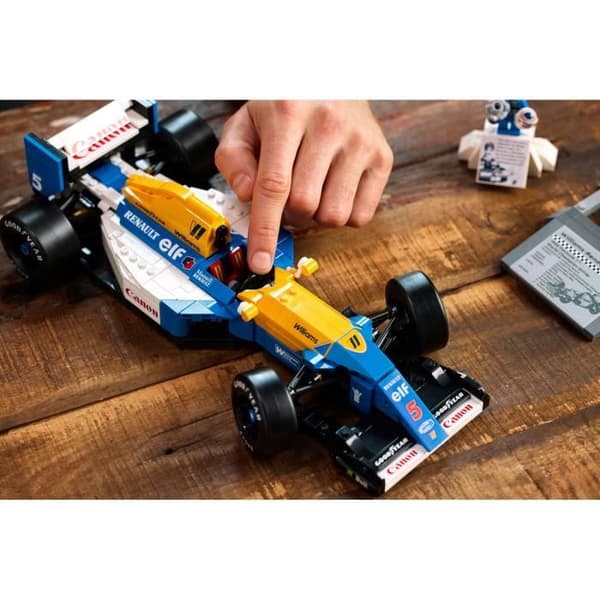 LEGO Icons 10353 Williams Racing FW14B och Nigel Mansell - Formel 1-racingbil för vuxna