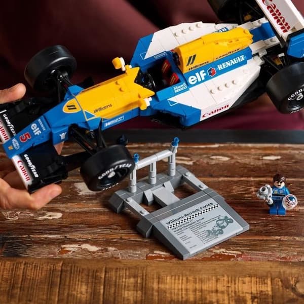 LEGO Icons 10353 Williams Racing FW14B och Nigel Mansell - Formel 1-racingbil för vuxna